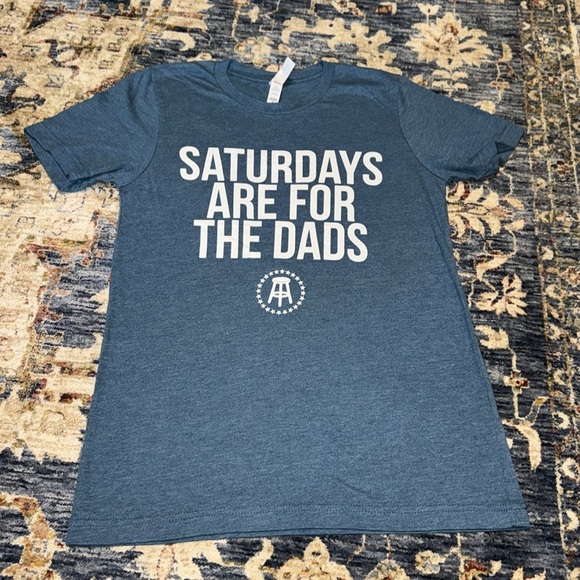 SATURDAYS ARE FOR THE DADS Barstool Sports Blue Short Sleeve TShirt Bella Canvas - Picture 7 of 16